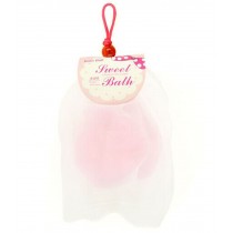 New Style Set of 2 Dreamlike Organza Bath Ball Body Cleansing Scrubber/Pink