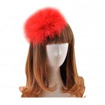 Beautiful Charming Feather Hairpin for Parties/Stage/Wedding,Red