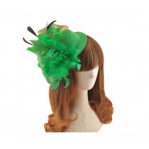 Beautiful Charming Feather Hairpin for Parties/Stage/Wedding,Hat,Green