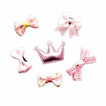 Set of 6 Stylish Little Girls Small Snap Clips Hair Accessories Hair Barrettes
