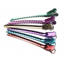 Set of 12 Professional Hair Styling Stainless Steel Clips Best for Salon Clips