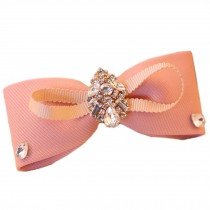 Pink Cute Bow Hair Claw Fashion Hair Clip Beautiful Creative Hair Claw/Hairpin