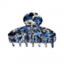 Elegant Womens Hair Claw Hair Clip Updo Ponytail Hair Holder(Dark-blue)
