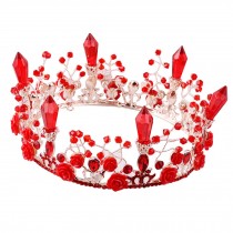Beautiful Alloy Material Rhinestone Bride Wedding Head Accessories Crown