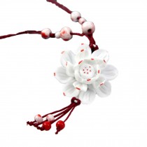 National Wind Jewelry Necklace Send Girlfriend Handmade Ceramic Necklace