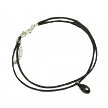 The BLACK Crystal Neck Strap The Fashion Necklace
