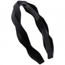 Fashion Headband Toothed Antiskid Hair Hoop Hair Accessories(Black)