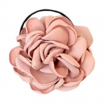 Elegant Flowers Ponytail Holders Hair Rope Hair Accessories(Pink)