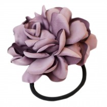 Elegant Flowers Ponytail Holders Hair Rope Hair Accessories(Purple)