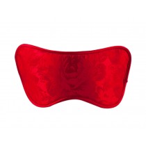 New Style Silk Eye Mask Soft Sleep Eye Mask Adjustable Strap RED Flowers