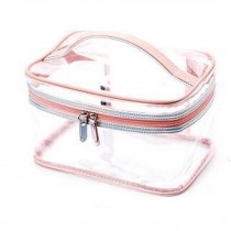Clear Makeup Bag /Transparent Cosmetic Travel Case /PVC Plastic Cube
