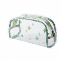 Clear Cosmetic Bag Vinyl Air Travel Toiletry Bags Organizer for Women