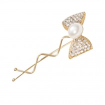 3 Pcs Fashion Lady Diamond Beads Tie Hairpin Headdress