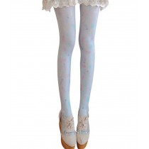 Women's Girl's Stockings Soft Footed Tights, Lucky Colors