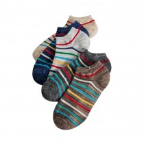Men's Cotton Boat Socks No Show Liner Summer Socks 5 pairs (A)