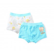 Set of 2 Breathable Comfort Underwear Briefs BLUE Panties for Babies, 2-3 Years