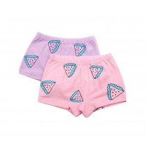 Set of 2 Breathable Soft Baby Girls Underwear Panties, 2-3 Years, PURPLE PINK