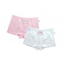 Set of 2 Elastic Closure Panties Kids Underpants Cartoon Little Girls Underwears