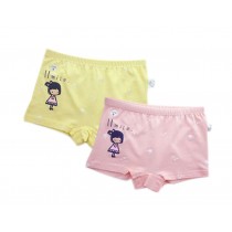 Set of 2 Lovely Underpants Reusable Cloth Pants Cartoon Little Girls Underwears