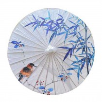 Outdoor Umbrella 33-Inch Chinese Handmade Oiled Paper Umbrella Non Rainproof