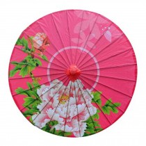Chinese Handmade Oiled Paper Umbrella 33-Inches Non Rainproof Outdoor Umbrella