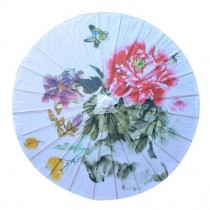 Non Rainproof Painted Paper Umbrella 33-Inches Handmade Oiled Paper Umbrella