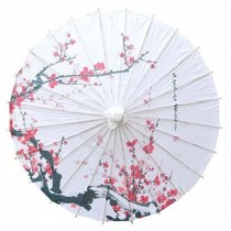 Non Rainproof 33-Inch Handmade Oiled Paper Umbrella Chinese Style Office Gifts