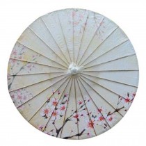 Office Gifts Handmade Oiled Paper Umbrella Chinese Style Non Rainproof 33-Inch
