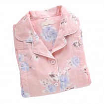 [Pink Rose] Cotton Maternity Pajamas Set Nightwear Breastfeeding Pajamas