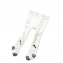 Girls Leggings Stockings Leggings Pants Pantyhose Children Socks,Creamy-white