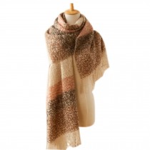 Comfortable Winter Warm Tartan Scarf/Knitted Woolen Scarf/Super Soft Wrap Shawl