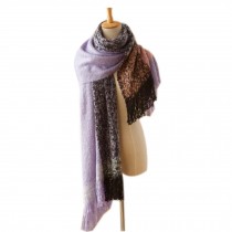 Beautiful Wrap Shawl/Comfortable Winter Warm Tartan Scarf/Knitted Woolen Scarf