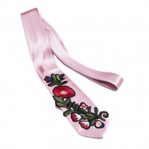 Little Scarf Polyester Silk Neckties Women Embroidery Neckties Casual Neckties