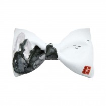Men Bow Tie Polyester Neckties Chinese Style Landscape Paintings Vintage Bow Tie