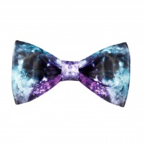 Men Bow Tie Polyester Neckties Pre-tied Bow Tie Starry Sky Pattern Party/Wedding