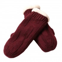 Knitted Glove Winter Warm Gloves Full Finger Gloves Fingerless Gloves Ski Gloves