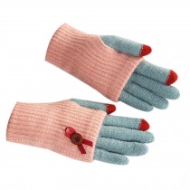 Lovely Knitted Woolen Gloves/Touch Screen Gloves/Great Gift for Lovers/PINK