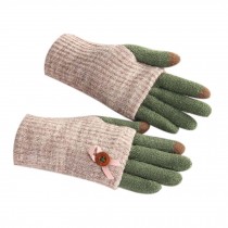 Lovely Knitted Woolen Gloves/Touch Screen Gloves/Great Gift for Lovers/GREY