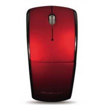 Foldable Wireless Mouse Office Wireless Mouse Matte RED