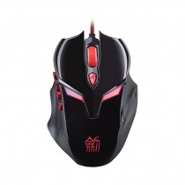 BLACK E-sports Game Self-defined Mouse Professional Luminous Wired Mouse