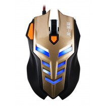 E-sports Game Mouse USB Notebook Computer Wired Mouse GOLDEN