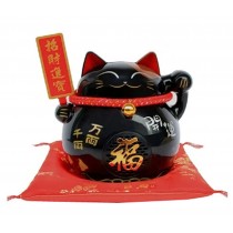 USB Powered Computer Speakers China Style 2.0 Speaker System Fortune Cat BLACK