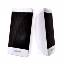 USB Powered Stereo Computer Speakers Superior Bass White (S4)