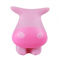Creative Cute Pink Cow USB Lamp, Rechargeable LED Reading Lamp
