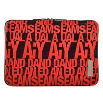 New Style 13 Inch Laptop / Notebook Computer / MacBook Sleeve RED Letters