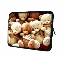 Cute Bear Pattern Laptop/Tablet Computer Bags, Protective Sleeves