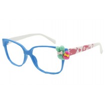 Kids' Party Plastic Funny Glasses Frame Blue and White