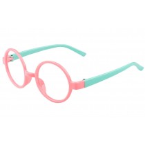 Pink Creative Children Glasses Frame Round Fashion Decorative Frame