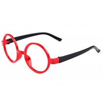 Black and Red Fashion Round Glasses Frame for Children