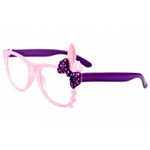 Children Party Decoration Glasses Frame Eyeglasses Purple and Pink